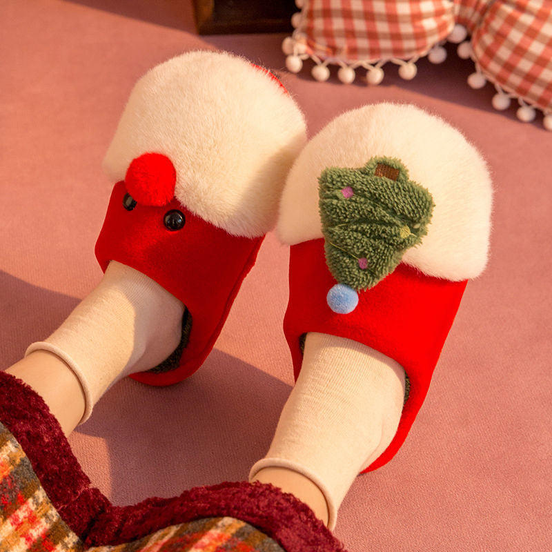 Christmas Fluffy Slippers