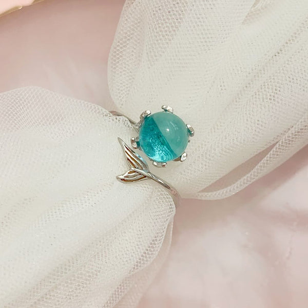 Mermaid clearance stone ring