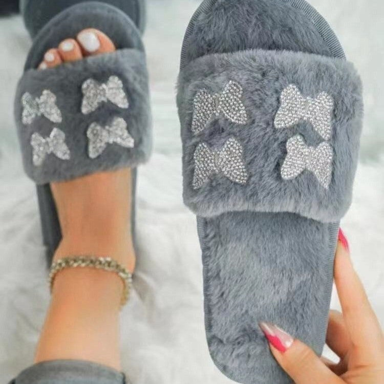 Butterfly Fluffy Slippers