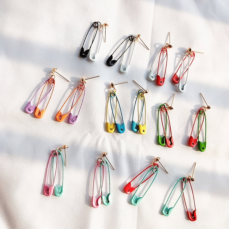 Paperclip earrings