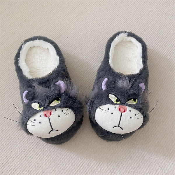 Cute Cat Cotton Slippers