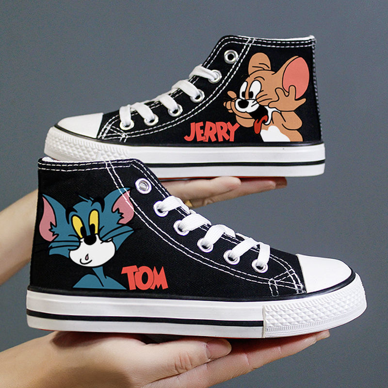 Tom and Jerry Handpainted Shoes