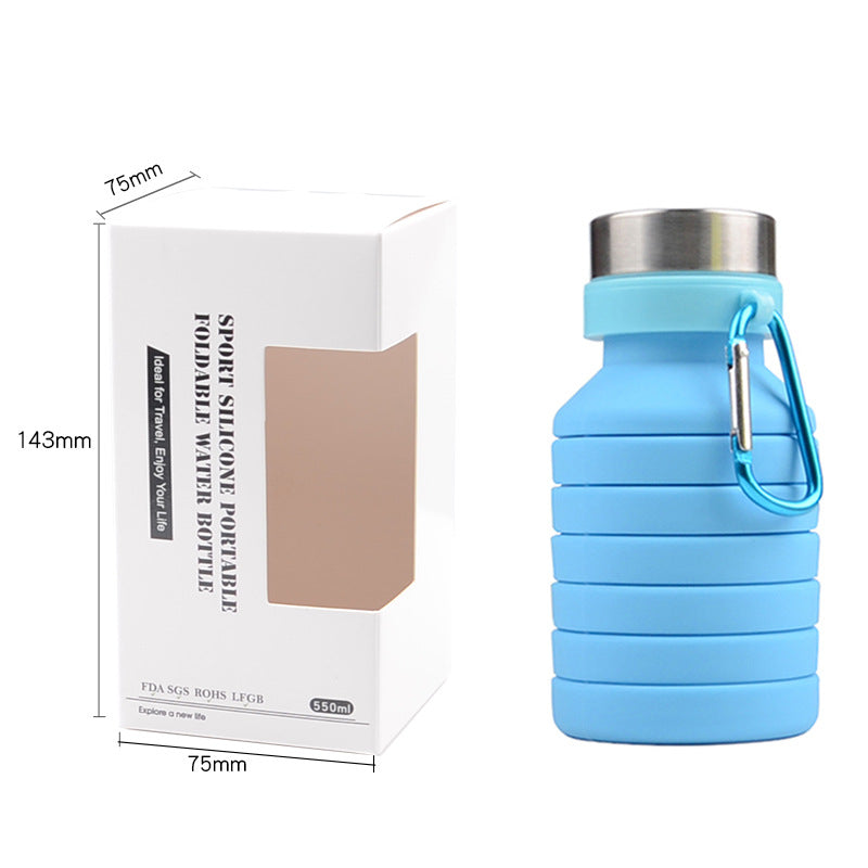Collapsible Silicone Sports Bottle