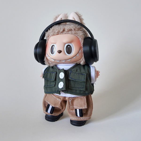 Trendy Streetwear Utility Outfit for Dolls  (No Doll)