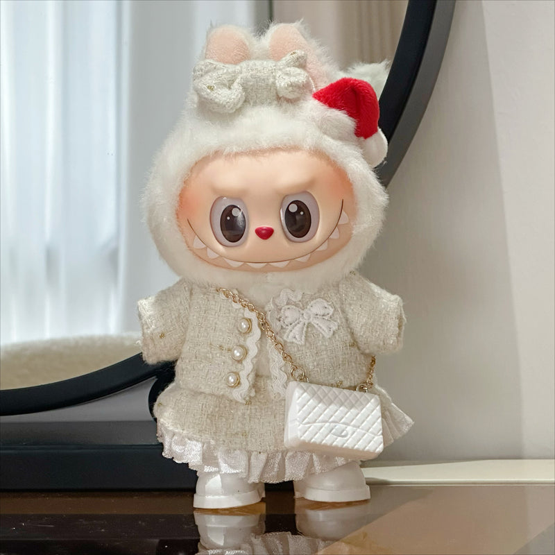Elegant Tweed Style Outfit for Dolls (No Doll)