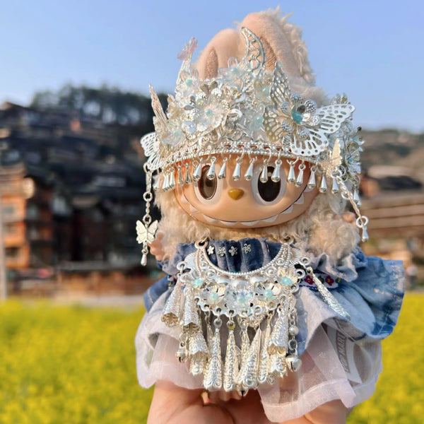 Handmade Miao Ethnic Costume (No Doll)
