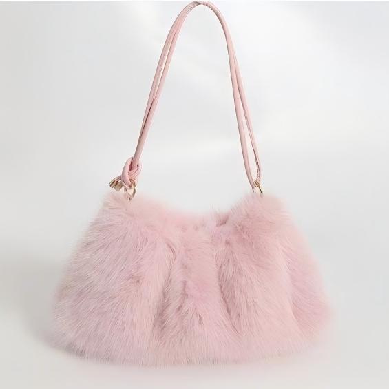 Cozy Plush Shoulder Bag