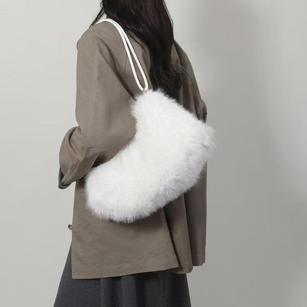 Cozy Plush Shoulder Bag