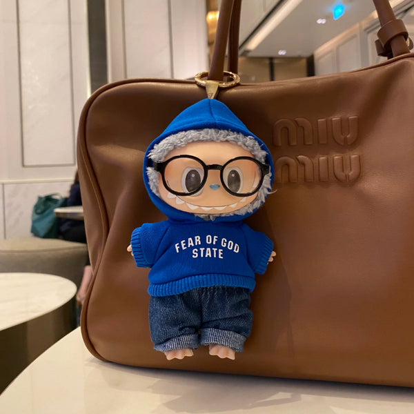 Hoodie & Jeans Outfit Set (No Doll)