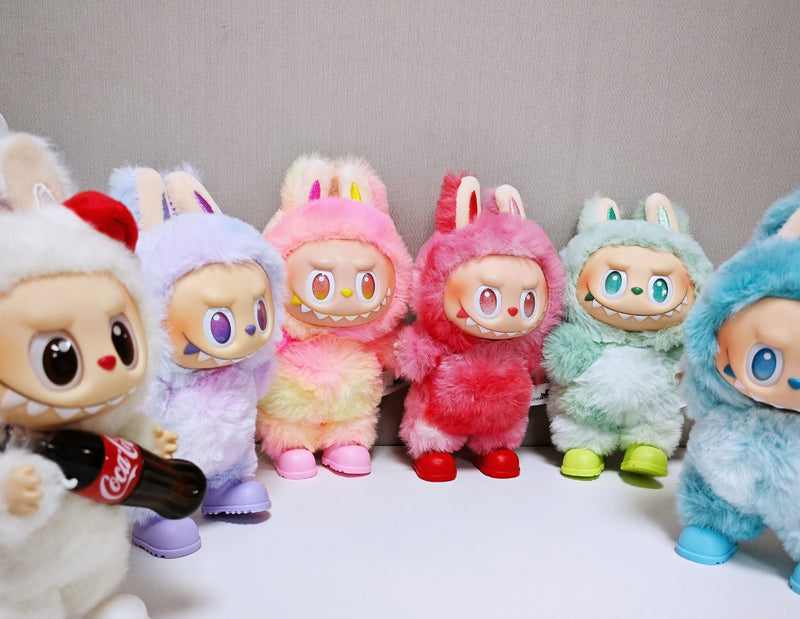 Mini Colorful Plastic Shoes for Dolls (No Doll)