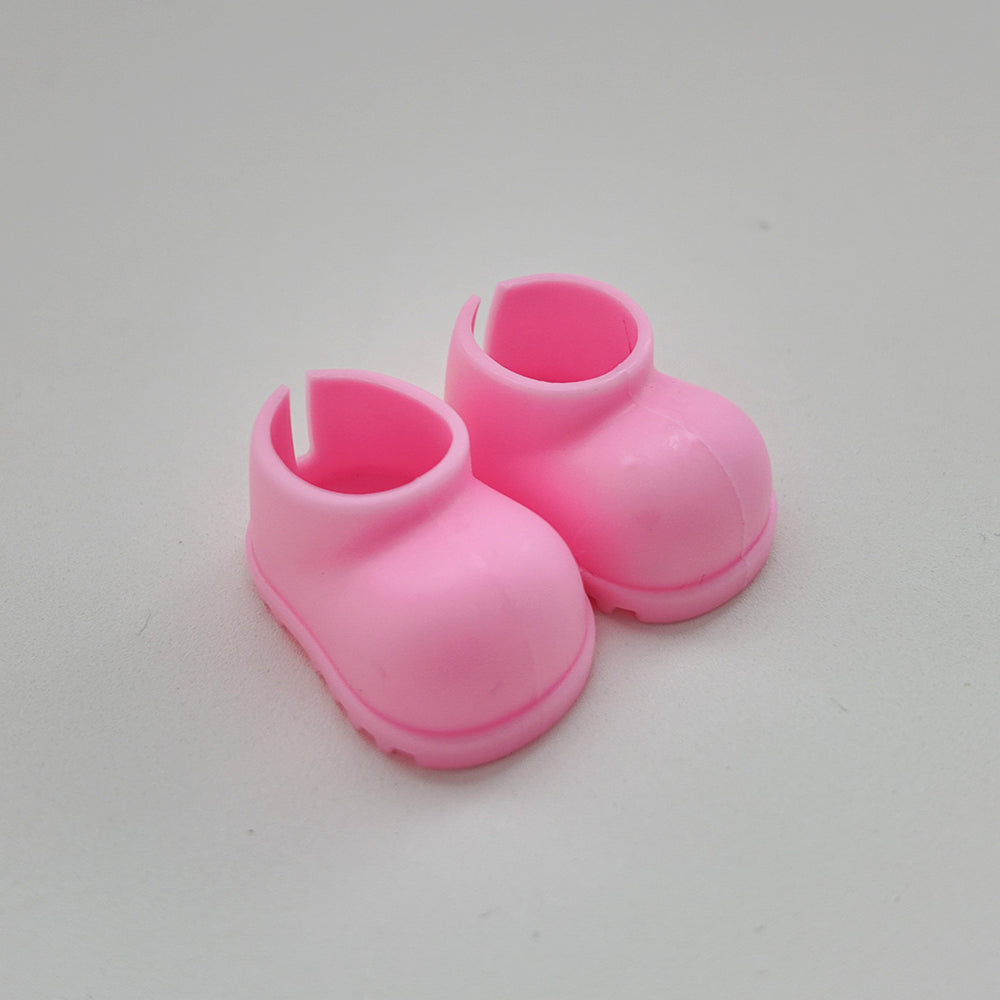 Mini Colorful Plastic Shoes for Dolls (No Doll)