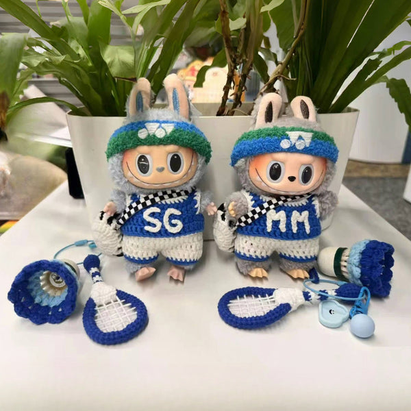 Badminton Doll Outfit – Chest Letters & Numbers Customizable (No Doll)