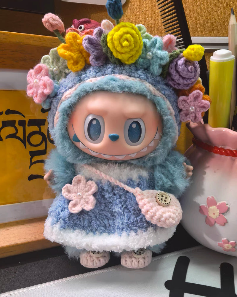 Floral Daydream Handmade Crochet Doll Outfit (No Doll)