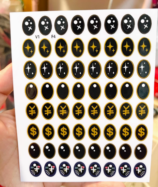 Decorative Eye Stickers for Dolls