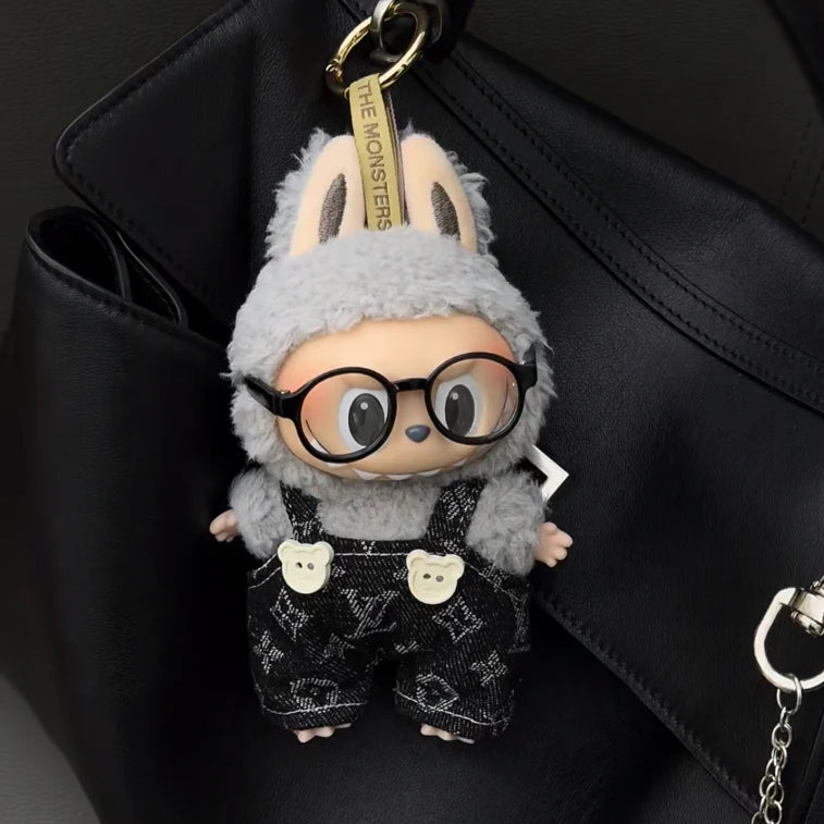 Bear Denim Overalls Set (No Doll)