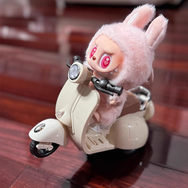 Mini Electric Motorcycle Fun Cute Doll Toys With Lights and Music