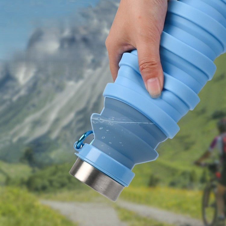Collapsible Silicone Sports Bottle