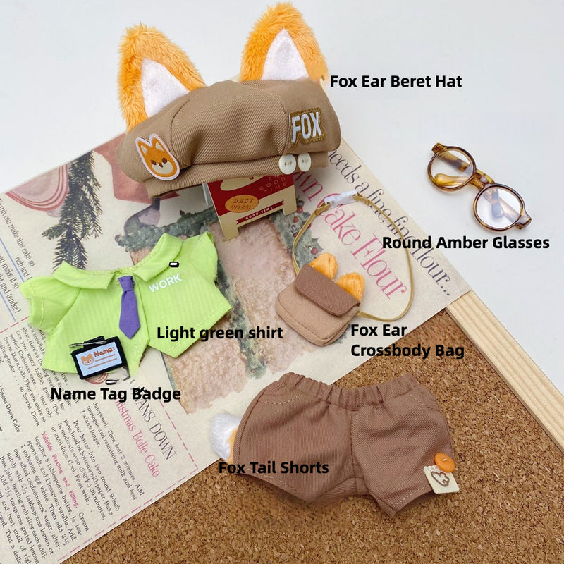 Fox & Bunny Doll Outfit Sets for Dolls (No Doll)