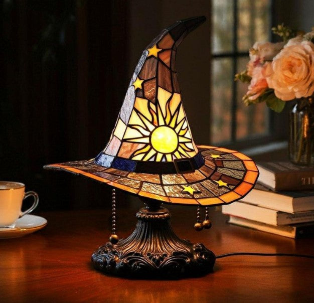 LED Wizard Hat Christmas Table Lamp