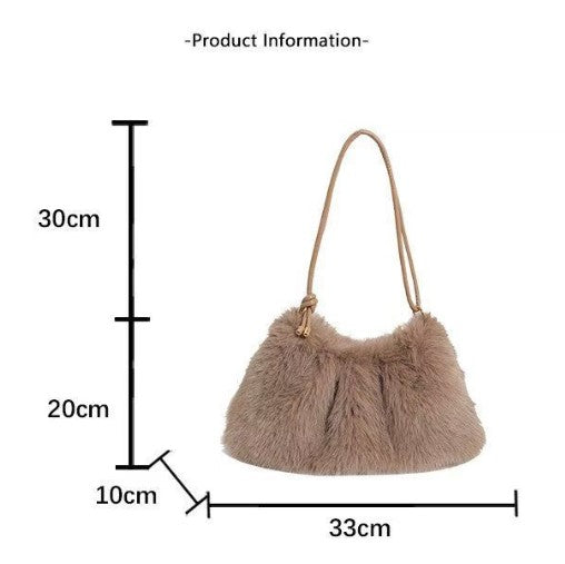 Cozy Plush Shoulder Bag