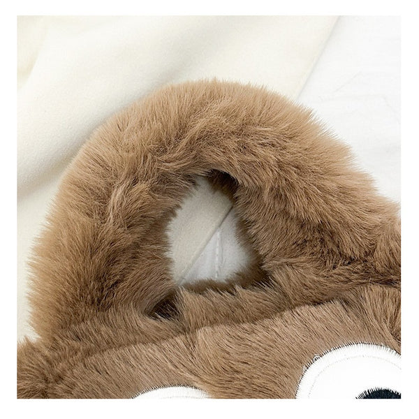 Plush Dog-Eye Tote Bag