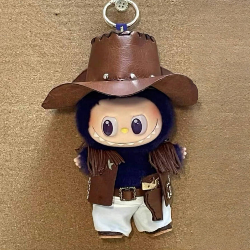Real Leather Cowboy Outfit (No Doll)
