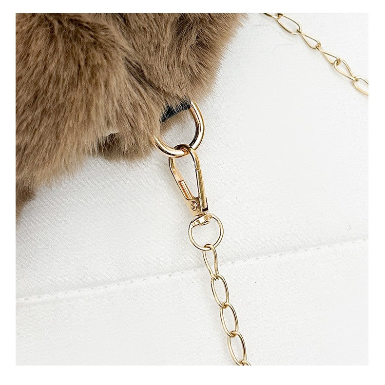 Plush Dog-Eye Tote Bag