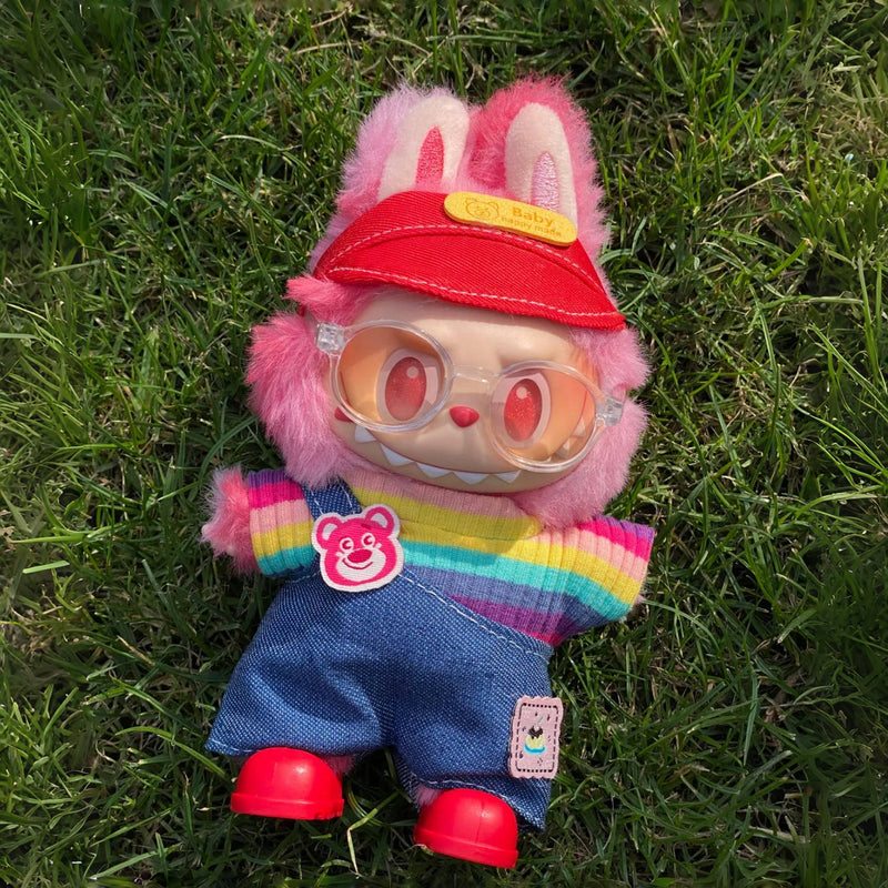 Rainbow Overalls Set (No Doll)