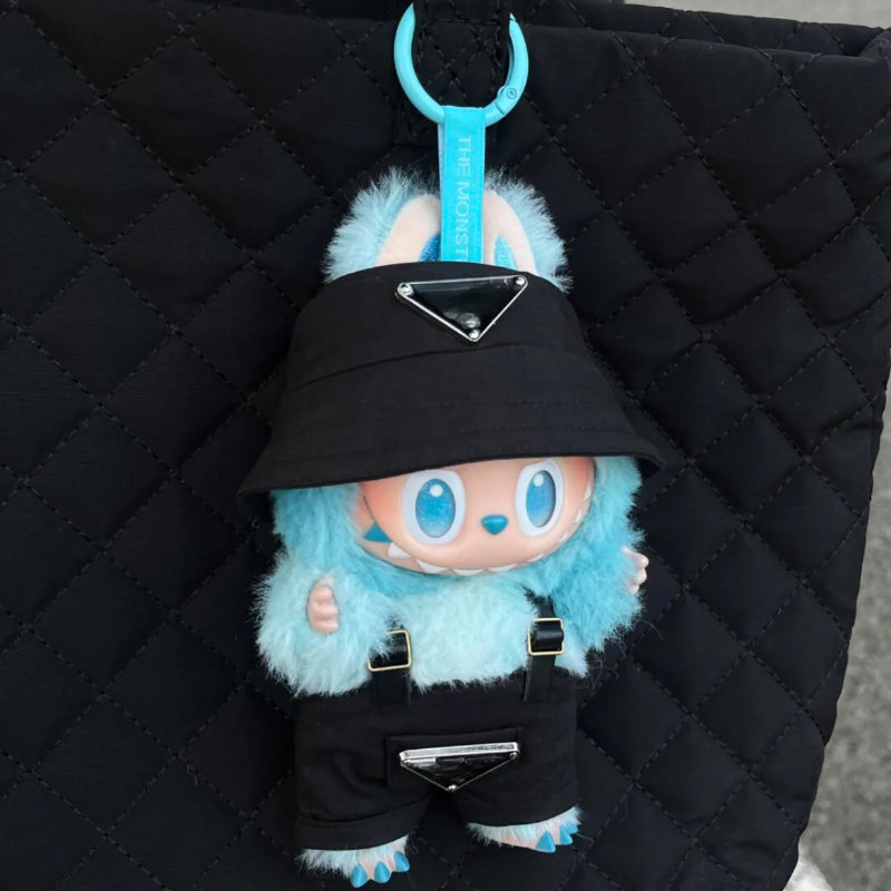 Black Hat Overalls Set (No Doll)