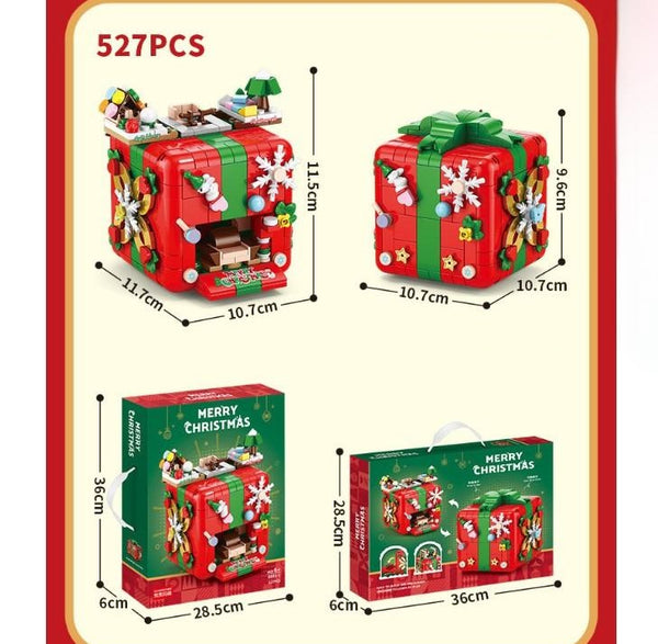Christmas Puzzle Building Blocks - 527 Pieces