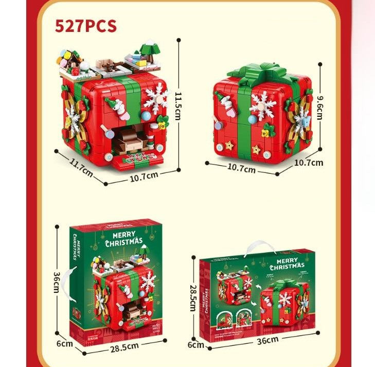 Christmas Puzzle Building Blocks - 527 Pieces