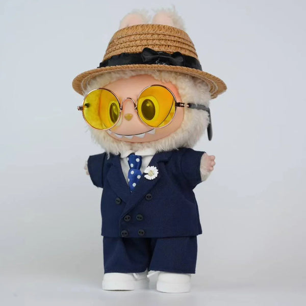 GD Inspired Deep Blue Daisy Suit Outfit (No Doll)