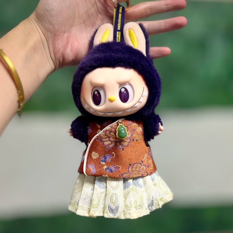 Handmade Silk Brocade Outfit (No Doll)