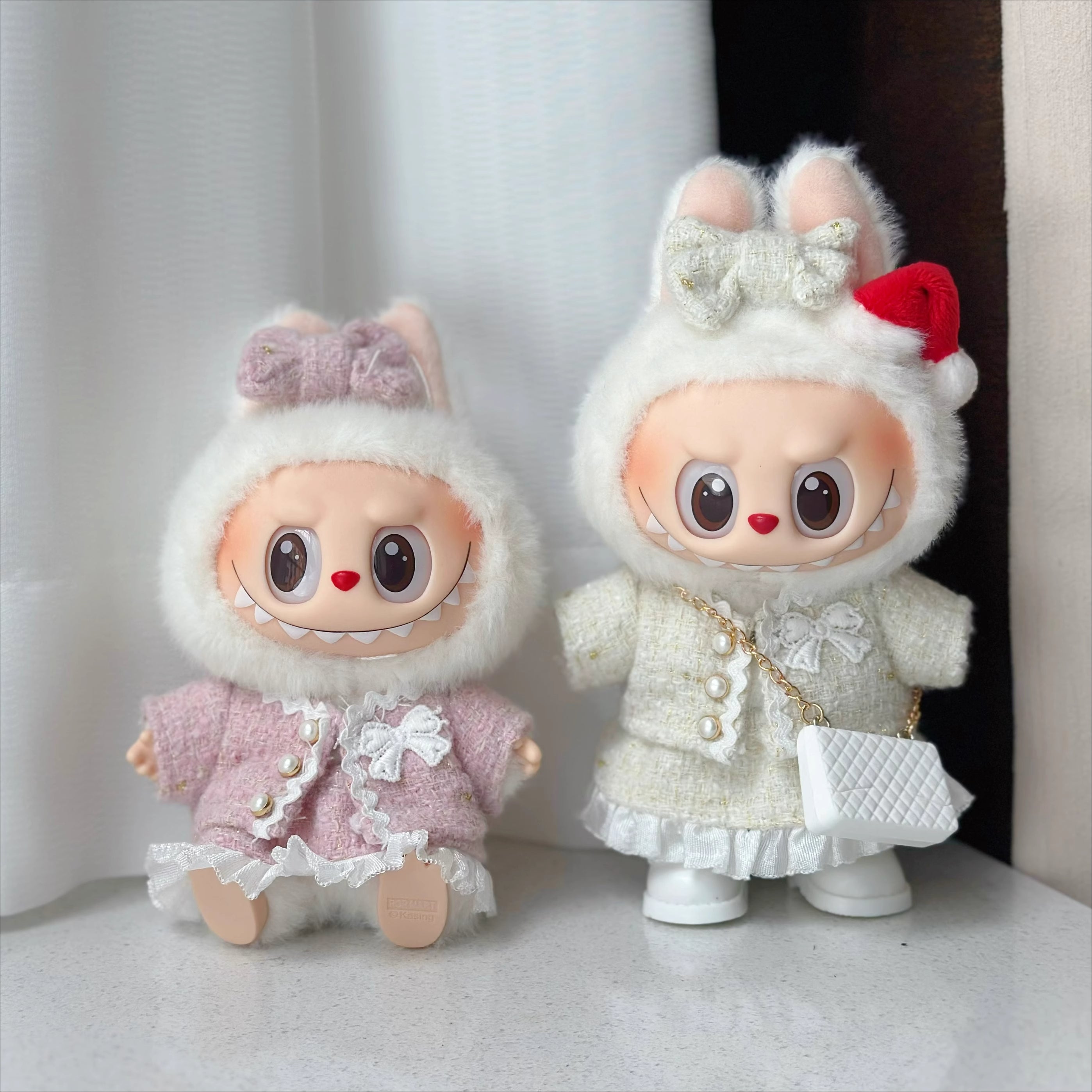 Elegant Tweed Style Outfit for Dolls (No Doll)