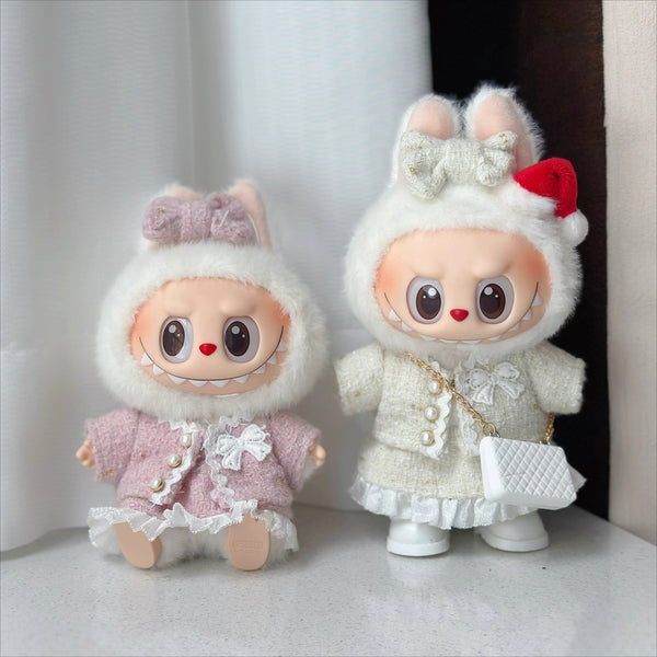 Elegant Tweed Style Outfit for Dolls (No Doll)