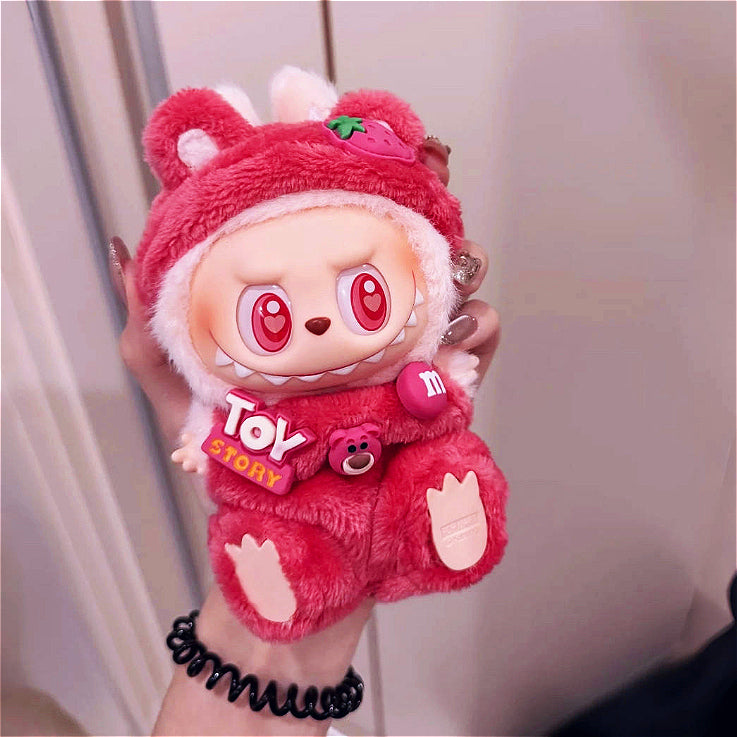 Cute Strawberry Bear Outfit (No Doll)