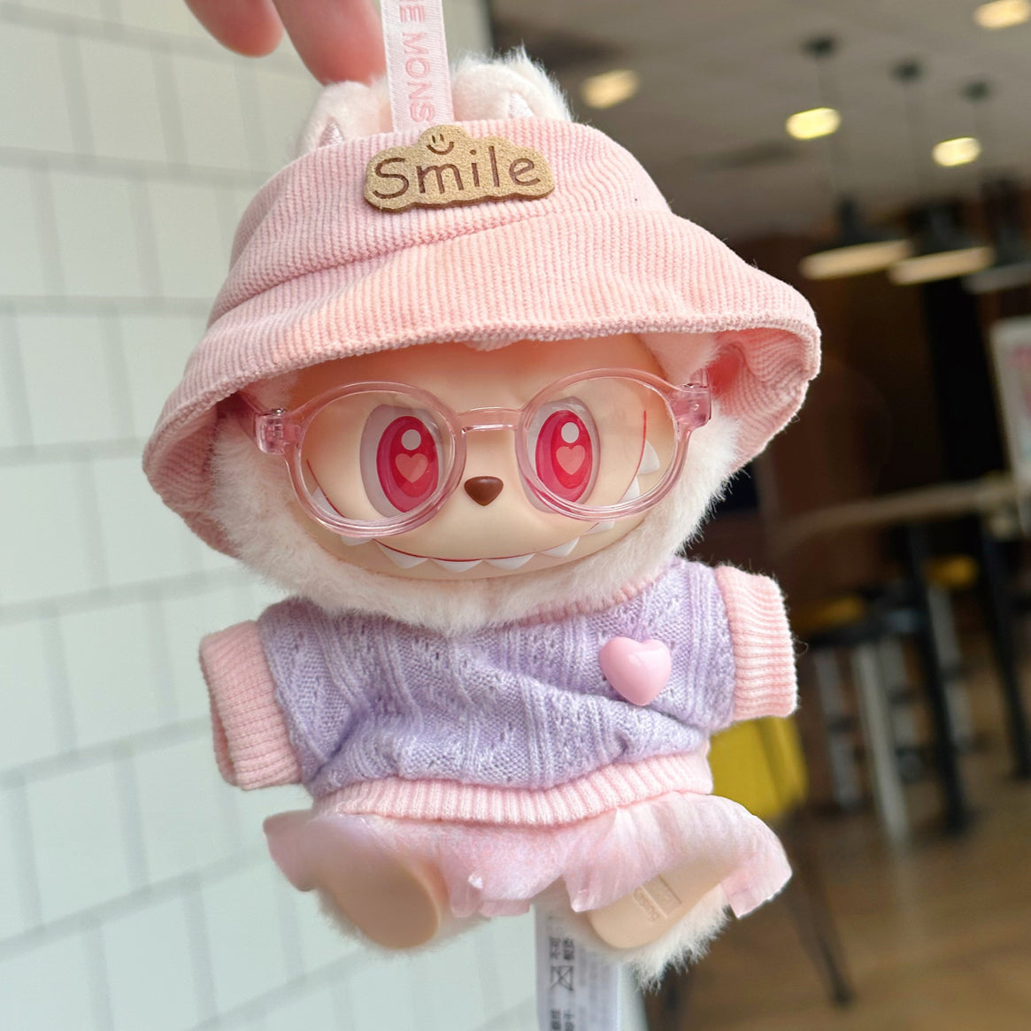 Pink Smile Outfit Set for Dolls (No Doll)