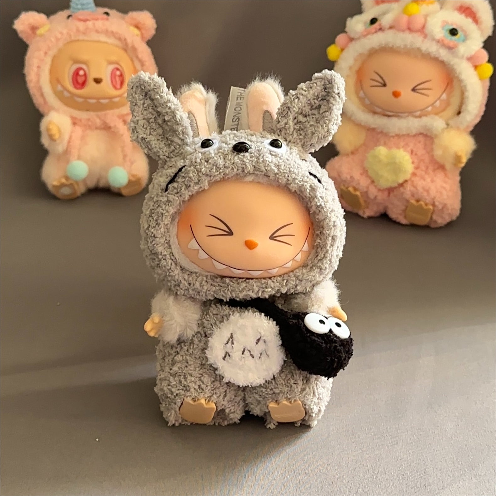 Grey Forest Guardian Plush Outfit (No Doll)
