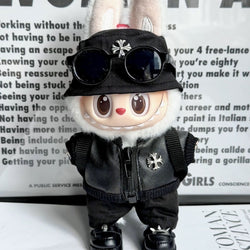 Trendy Leather Jacket Set (No Doll)