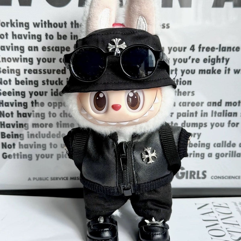 Trendy Leather Jacket Set (No Doll)