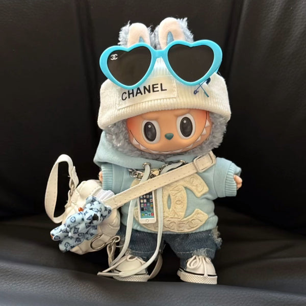Luxury Blue and White 7-piece set (No Doll)
