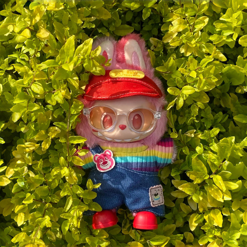Rainbow Overalls Set (No Doll)