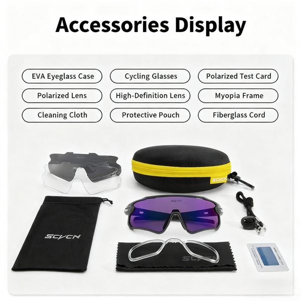 Colorful Polarized Outdoor Sports Sunglasses