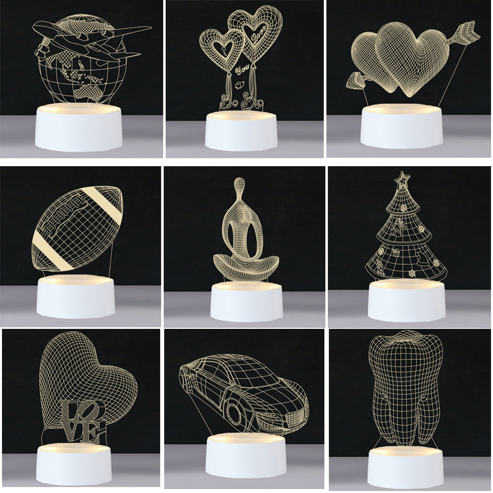 3D Creative LED Night Light