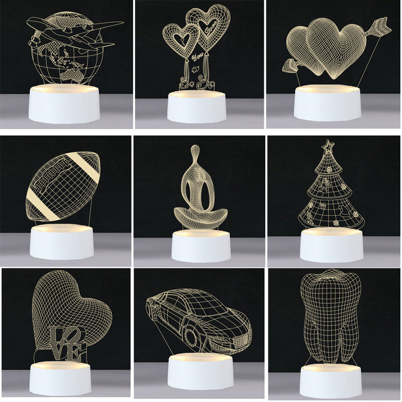 3D Creative LED Night Light