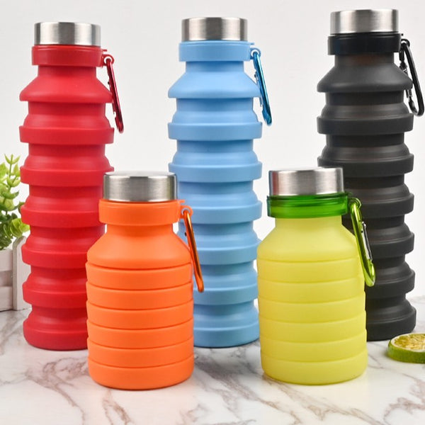 Collapsible Silicone Sports Bottle