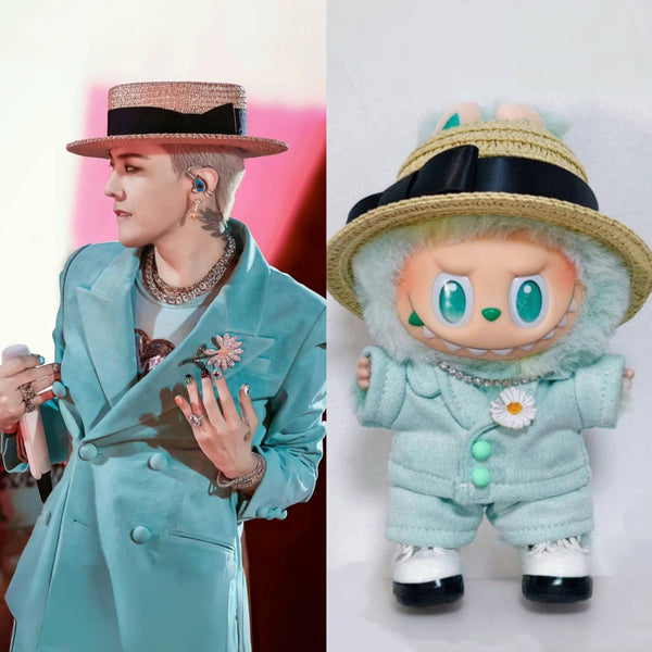 GD Inspired Soft Blue Suit Set (No Doll)