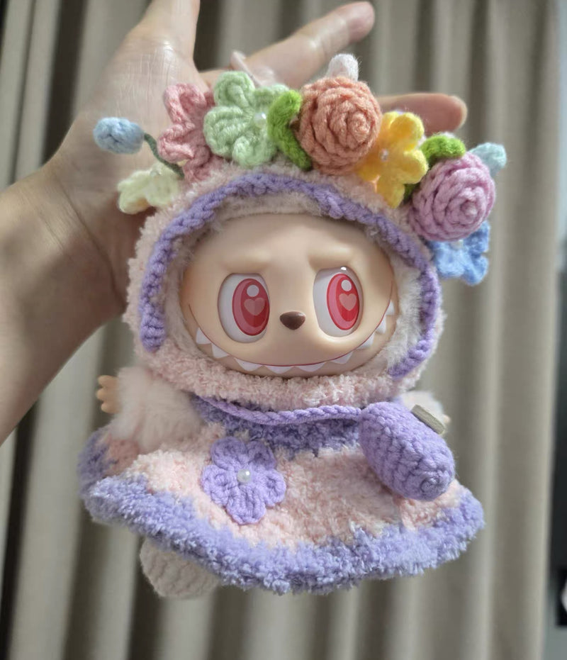 Floral Daydream Handmade Crochet Doll Outfit (No Doll)