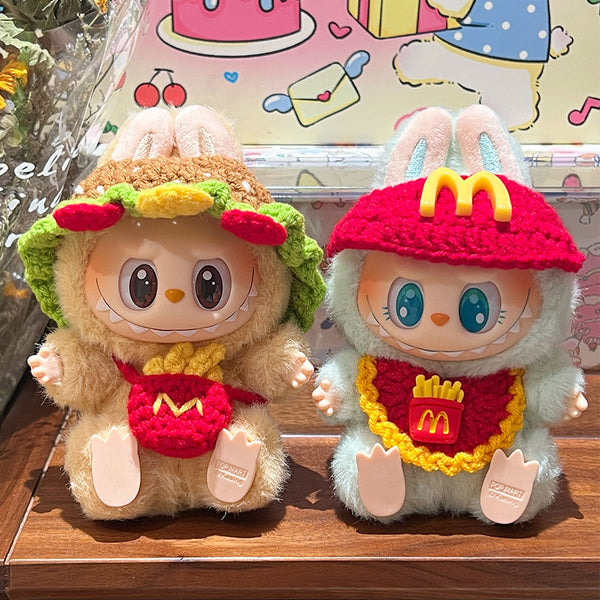 Handmade Crochet Fast Food Set (No Doll)