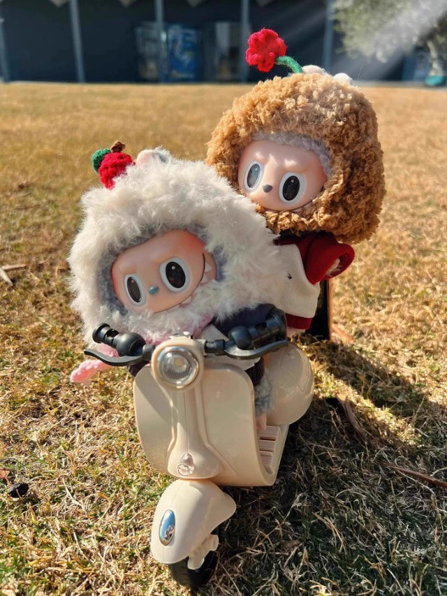 Mini Electric Motorcycle Fun Cute Doll Toys With Lights and Music
